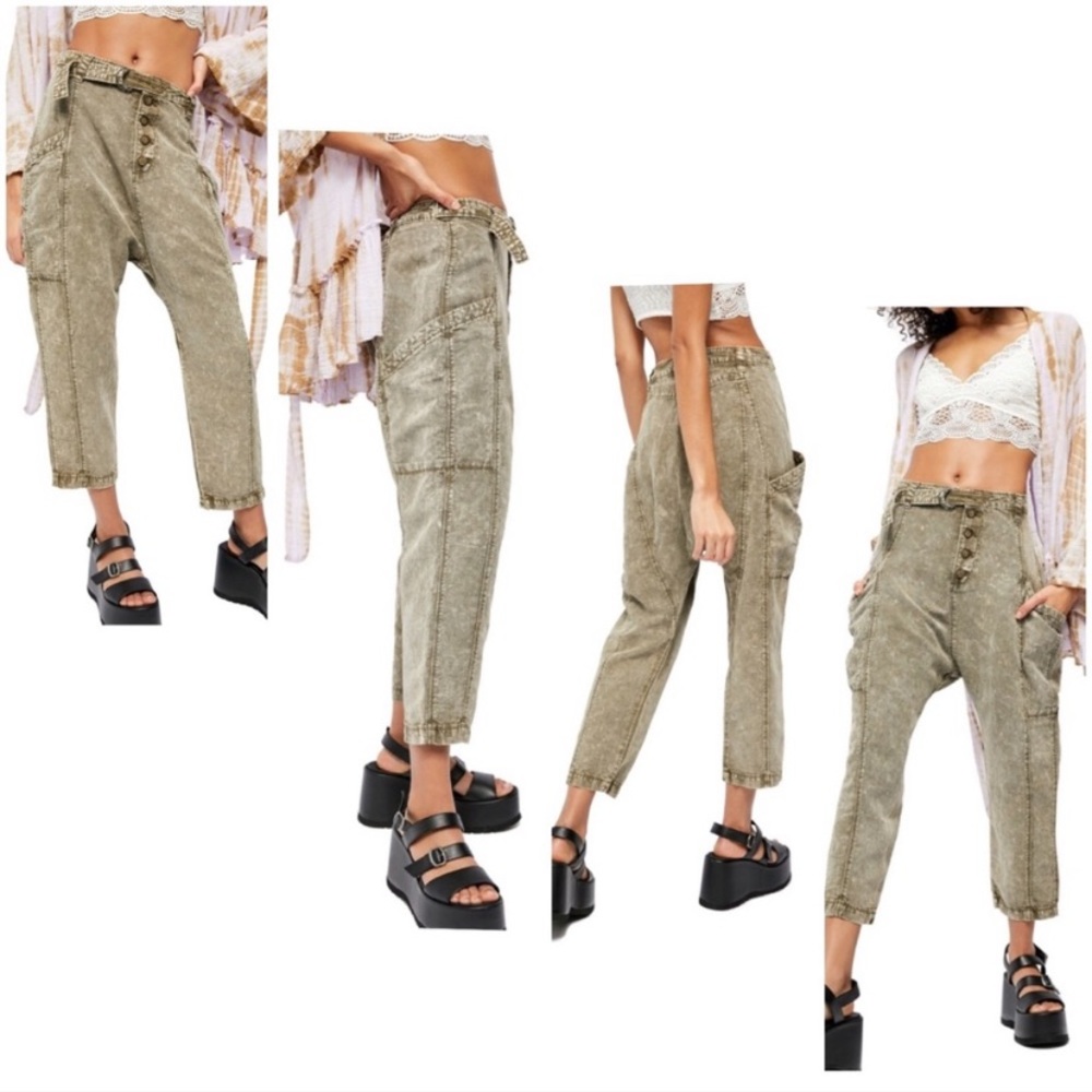 NWT FREE PEOPLE DESERT HAZE HAREM PANTS